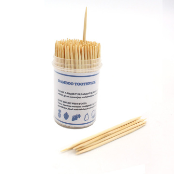 Best factory price 2.0 mm bamboo toothpick with custom packaging